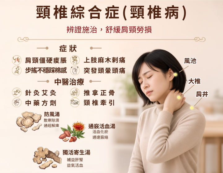 中醫辨治頸椎綜合症（頸椎病）