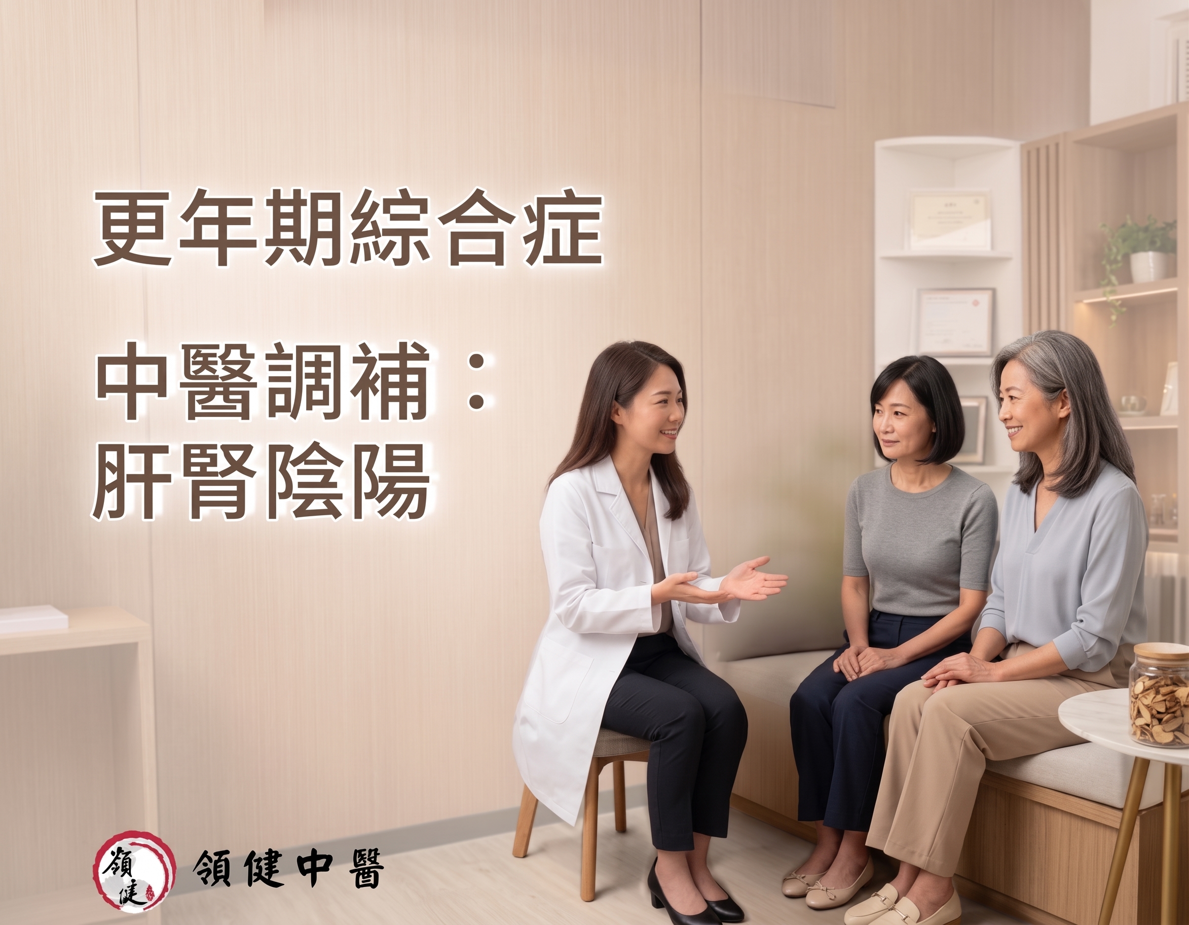 中醫調補肝腎陰陽，平穩渡過更年期綜合症